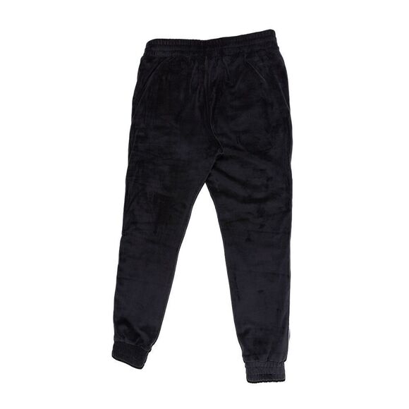 Velour Men's Track Pants Joggers Black Size X-Large - Picture 3 of 3